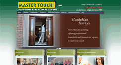 Desktop Screenshot of mastertouchpainting.com